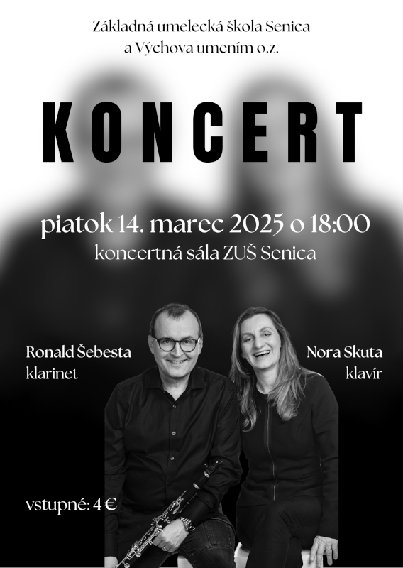 Koncert Roland Šebesta a Nora Skuta