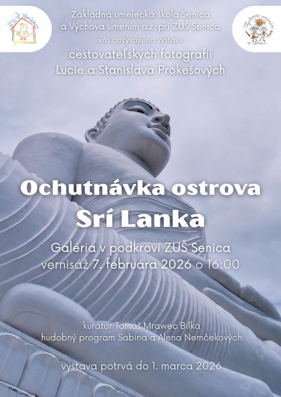 Pozvánka na otvorenie výstavy fotografií Ochutnávka ostrova Srí Lanka